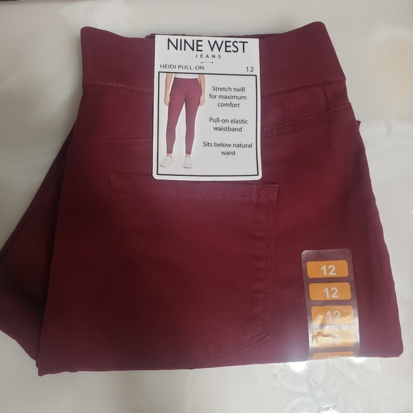 NEW! Nine West Women's Heidi Pull On Pants in size 12 - Picture 1 of 3
